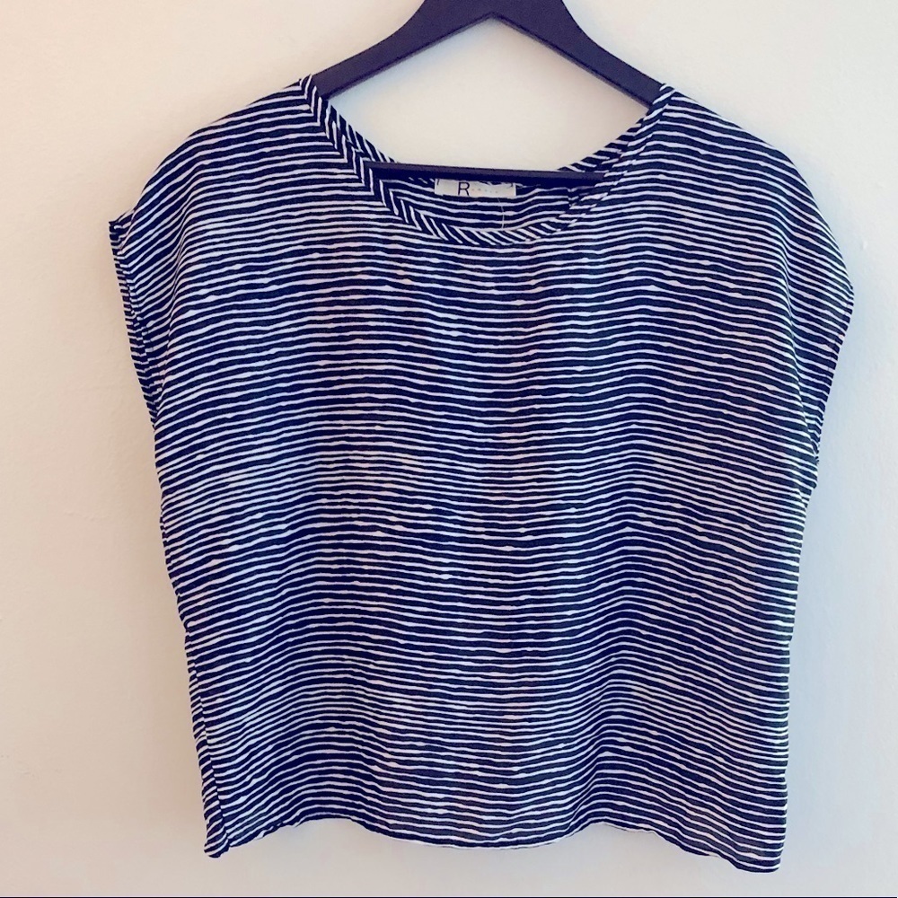 RUMORS szL. cropped top with cross bk, bare waist!